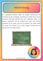 Vorschau - Präsentationen/Tafelbilder - Tagesablauf-Kärtchen zur Tagestransparenz - Seite 1