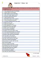 Vorschau - Test - Englischtest / Klassenarbeit zum Simple Past mit Lösungen für die 7. Klasse - Seite 3