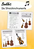 Vorschau - Arbeitsblätter - Sparpaket - Booklets: Die Instrumentenfamilien - Seite 1