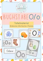 Vorschau - Poster - Buchstabeneinführung O - Bildkarten - Deckblatt