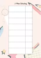 Vorschau - Fördermaterial/Inklusion - Mein Schultag Tagesablauf Tagesorganisation ASS - Deckblatt