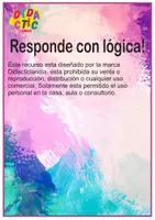 Vista previa - Hojas de trabajo - Responde con logica - página 1