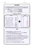 Vorschau - Präsentationen/Tafelbilder - Latein: Übersicht Bildung und Verwendung Ablativ (Substantive) - Deckblatt