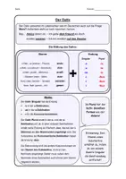 Vorschau - Präsentationen/Tafelbilder - Latein: Übersicht Bildung und Verwendung Dativ (Substantive) - Seite 2