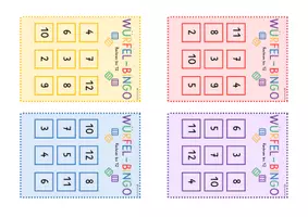 Vorschau - Spiele - Würfel-Bingo - Plusrechnen im Zahlenraum 12 - Seite 2