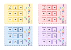 Vorschau - Spiele - Würfel-Bingo - Plusrechnen im Zahlenraum 12 - Seite 3