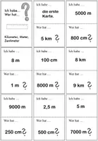 Vorschau - Spiele - Längen Lesespiel „Ich habe, wer hat“ Mathe - Seite 2