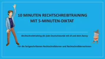Vorschau - Arbeitsblätter - 10-Minuten-Rechtschreibtraining für jede Deutschstunde (fortgeschrittene Klassen, Jg. 6, 7, 8, 9) - Seite 1