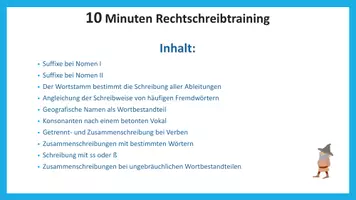 Vorschau - Arbeitsblätter - 10-Minuten-Rechtschreibtraining für jede Deutschstunde (fortgeschrittene Klassen, Jg. 6, 7, 8, 9) - Seite 2