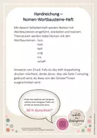 Vorschau - Arbeitsblätter - Nomen-Wortbausteine-Heft - Seite 2