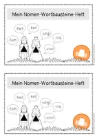 Vorschau - Arbeitsblätter - Nomen-Wortbausteine-Heft - Seite 3