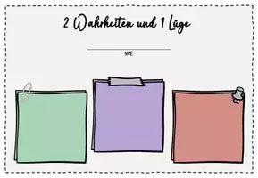Vorschau - Arbeitsblätter - Arbeitsblätter, Spielanleitung: Wahrheit und Lüge (Kennenlernen, Ferienrückblick, Ferienerzählung, Icebreaker) - Seite 1