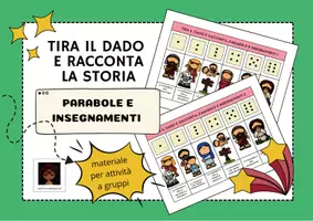 anteprima - Esercizi - TIRA IL DADO E RACCONTA LA STORIA - PARABOLE E INSEGNAMENTI - Pagina 1