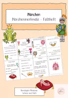 Vorschau - Mal- und Bastelvorlagen - Märchen - wachsendes Materialpaket - Deckblatt