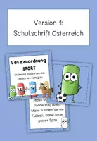 Vorschau - Stationenlernen - Lesezuordnungskarten - Bild- und Satzkarten - Seite 3