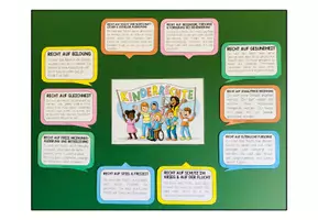 Vorschau - Poster - Kinderrechte Grundschule – Tafelmaterial & Poster | Unterrichtsmaterial 3.–4. Klasse - Seite 1