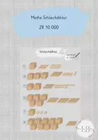 Vorschau - Arbeitsblätter - Mathe Zahlraum 10000 - Schleichdiktat - Deckblatt