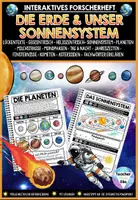Vorschau - Unterrichtsreihen - Erde & Sonnensystem Interaktives Heft | Sonnensystem – Planeten – Galaxie – Mondphasen – Tag & Nacht – Jahreszeiten - SOFORT EINSATZBEREIT - Deckblatt