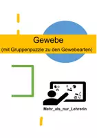 Vorschau - Arbeitsblätter - Gewebe - Gewebearten im Körper und deren Funktion - Deckblatt
