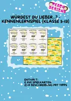 Vorschau - Spiele - Kennenlernspiel "Würdest du lieber?" - Deckblatt