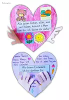 Vorschau - Arbeitsblätter - Religion Dankbarkeit & Erntedank / Danke-Herz basteln - Seite 1