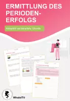 Vorschau - Arbeitsblätter - Ermittlung des Periodenerfolgs - Deckblatt