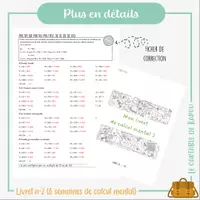 Aperçu - Préparation de séance / Séance complète - Livret de calcul mental avec correction 2 - Page 3