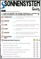 Vorschau - Arbeitsblätter - Erdkunde Test - Die Erde im Sonnensystem - Jahreszeiten, Planeten, Mondphasen uvm. - Seite 2