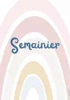 Aperçu - Outils du professeur - Semainier Planer Macaron 2024 2025 - Page de couverture