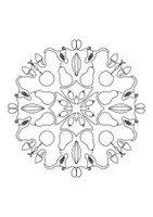 Vorschau - Mal- und Bastelvorlagen - Spätsommerliche und herbstliche Mandalas zum ausmalen - Seite 1