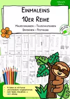 Vorschau - Arbeitsblätter - Einmaleins üben – A5-Heftchen für alle Reihen | Klasse 2–3 - Seite 1