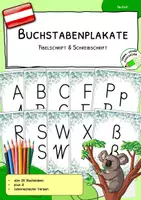 Vorschau - Poster - Buchstabenplakate – Druck- und Schreibschrift - Österreich | Klasse 1–2 - Deckblatt