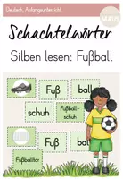 Vorschau - Spiele - Streichholzschachtelwörter Fußball (EM / WM) - Deckblatt