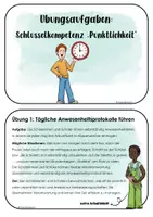 Vorschau - Arbeitsblätter - Schlüsselkompetenz: Pünktlichkeit - Seite 1