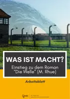 Vorschau - Arbeitsblätter - Was ist Macht? Einstieg zum Roman "Die Welle" (M. Rhue) - Deckblatt