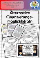 Vorschau - Stundenentwürfe - Alternative Finanzierungsmöglichkeiten BwR 9 II Lehrplan Plus - Deckblatt
