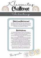 Vorschau - Spiele - Klassentag Challenge - Deckblatt