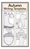 Aperçu - Feuilles d'exercices - Autumn - Writing Templates - Page de couverture
