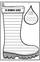 Aperçu - Feuilles d'exercices - Autumn - Writing Templates - Page 1
