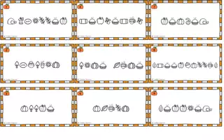 anteprima - Esercizi - Autumn Vocabulary - Puzzle Task Cards - Pagina 3