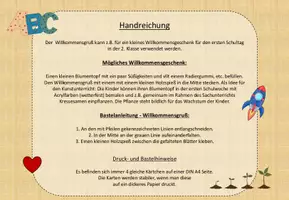 Vorschau - Mal- und Bastelvorlagen - Willkommensgruß zum Schuljahresanfang (Klasse 2) - Seite 2