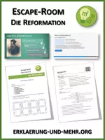 Vorschau - Arbeitsblätter - Die Reformation (Escaperoom) - Deckblatt