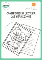 Vista previa - Unidades / Secuencias / Situaciones de Aprendizaje - COMPRENSIÓN LECTORA LAS ESTACIONES - Portada
