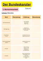 Vorschau - Arbeitsblätter - Der Bundeskanzler (DaZ-Unterricht) - Seite 1