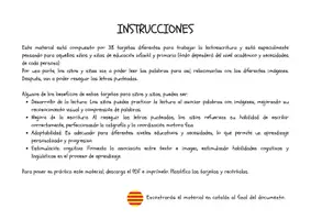 Vista previa - Refuerzo / NEE / Materiales de apoyo - 38 FLASCHCARDS LECTOESCRITURA - página 3