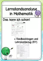 Vorschau - Arbeitsblätter - Lernstandsanalyse zu Beginn der 3. Klasse - Deckblatt