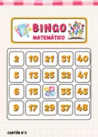 Vista previa - Juegos / Gamificación - Bingo matemático - página 2