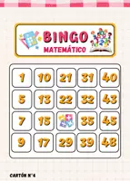 Vista previa - Juegos / Gamificación - Bingo matemático - página 3