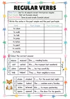 Vorschau - Arbeitsblätter - Materialpaket Englisch Zeitformen Übersicht Übungen Grammatik Englisch - Seite 2