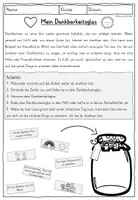 Vorschau - Mal- und Bastelvorlagen - Dankbarkeitsglas – Achtsamkeit Grundschule - Seite 1